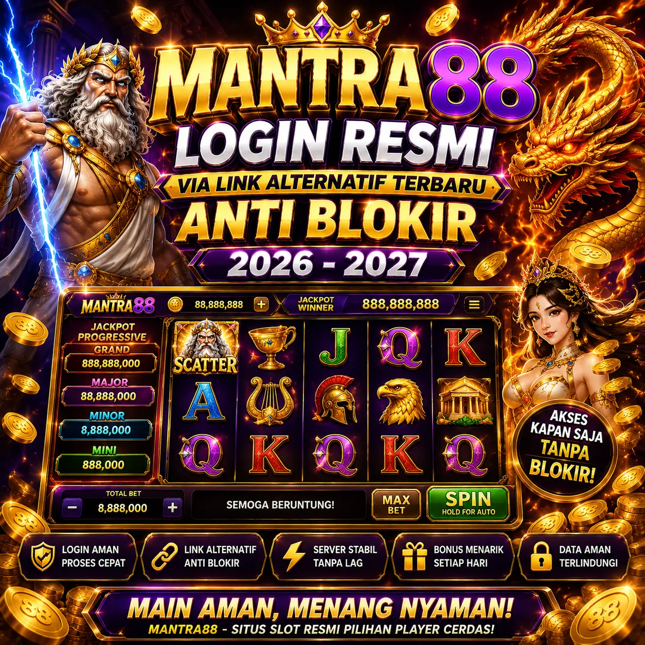 MANTRA88: Akses Cepat Game Online dengan Link Official Resmi & Mudah Digunakan